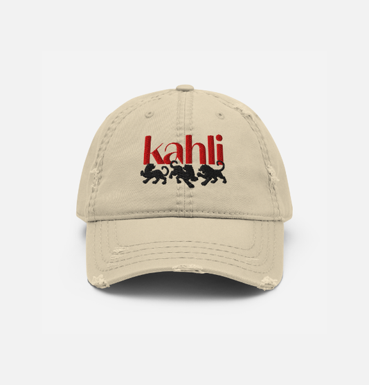 Kahli Distressed Baseball Dad Cap Hat