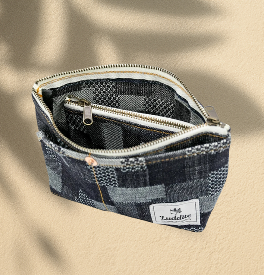 LUDDITE Co. Pen Case Canvas Boat Pouch