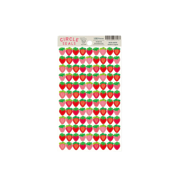 Seal RyuRyu Strawberry Sticker Sheet
