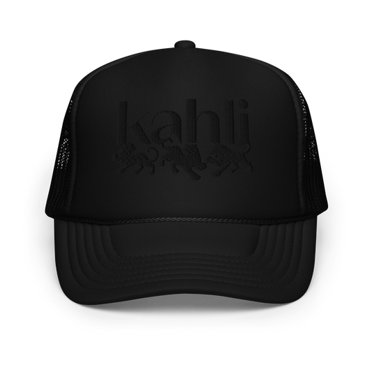 Black Out Void Foam Trucker Mesh Hat