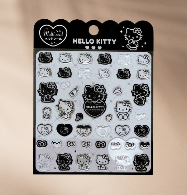 Sanrio Stickers Characters Monochrome Series Multi Seal