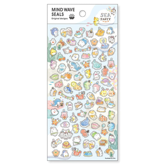 Mind Wave Original Designs Sticker Sheet - Sea Party