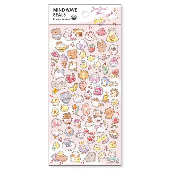 Mind Wave Original Designs Sticker Sheet - Yume Yume Sekai