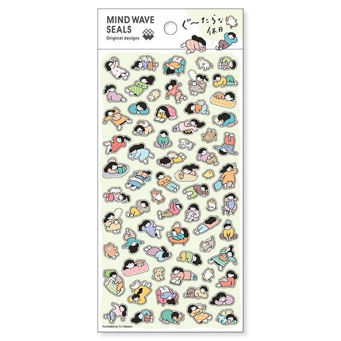 Mind Wave Original Designs Sticker Sheet - Hanging Lose Holiday