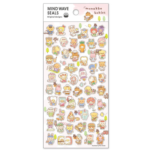 Mind Wave Original Designs Sticker Sheet - Manekko Babies