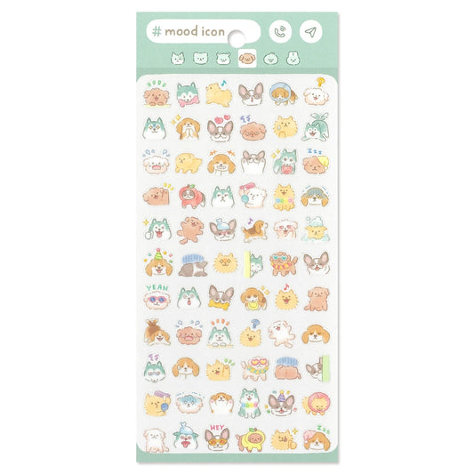 Mind Wave Mood Icon Sticker Sheet - Dog