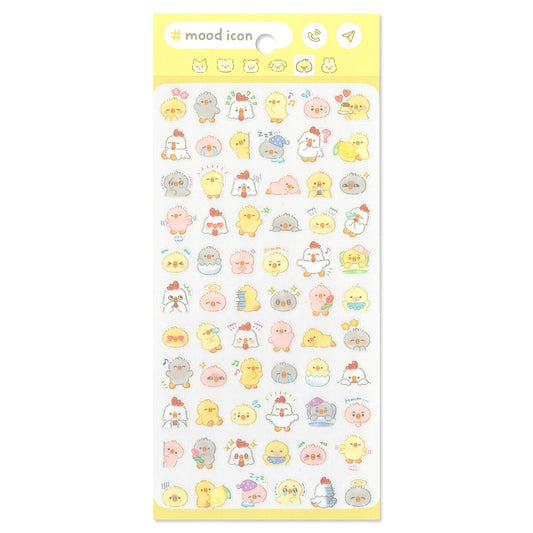 Mind Wave Mood Icon Sticker Sheet - Chick