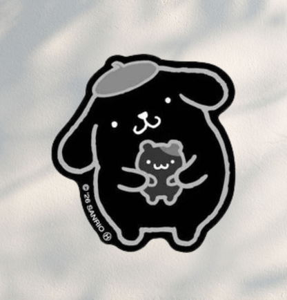 Sanrio 4~ / 102mm inches Stickers Characters Monochrome Series