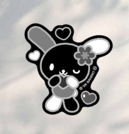 Sanrio 4~ / 102mm inches Stickers Characters Monochrome Series