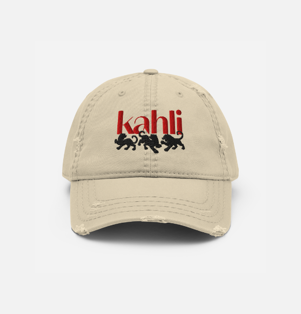 Kahli Distressed Baseball Dad Cap Hat