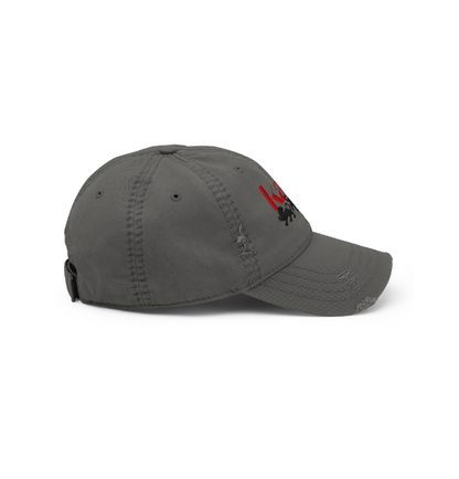 Kahli Distressed Baseball Dad Cap Hat