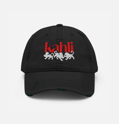 Kahli Distressed Baseball Dad Cap Hat