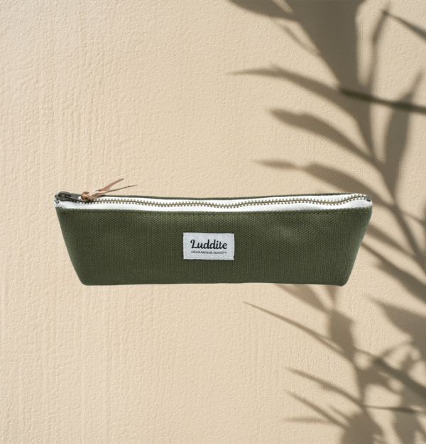 LUDDITE Co. Pen Case Canvas Standard 8-go