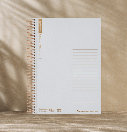 Maruman Spiral Notebook * 150 Sheets (A5, Ruled Horizontally)