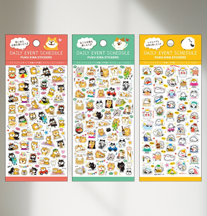 Pine Book Daily Event Schedule Stickers