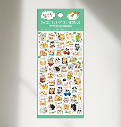 Pine Book Daily Event Schedule Stickers