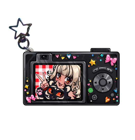 [ mingrix ] Double-Sided Digicam Acrylic Keychain