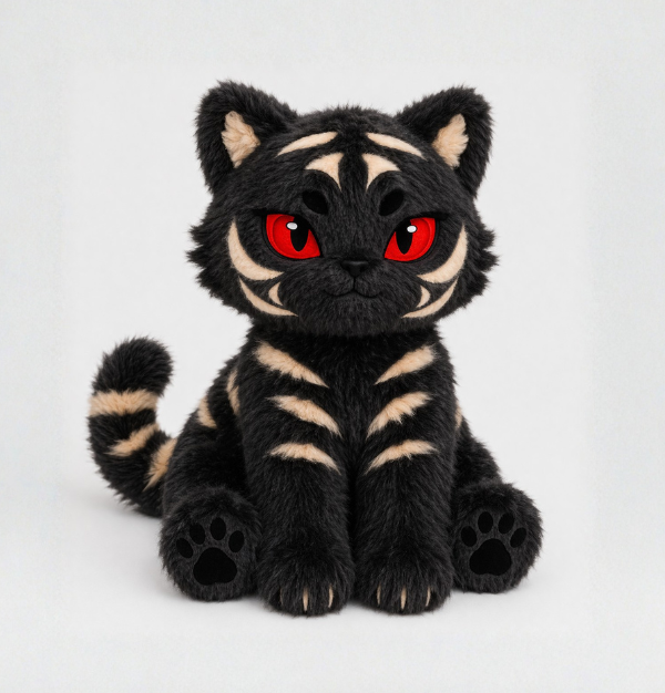 Kahli 10 inch Kurotora Plush