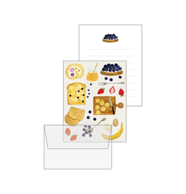 Ayu Iwashima Letter Set Bread Fruit Sweets Centered