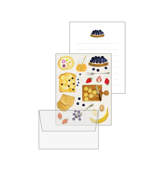 Ayu Iwashima Letter Set Bread Fruit Sweets Centered