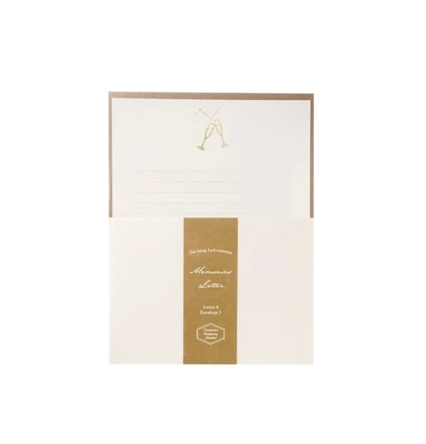 Tsutsumu Letter Set Champagne Toast