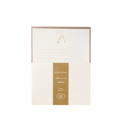 Tsutsumu Letter Set Champagne Toast