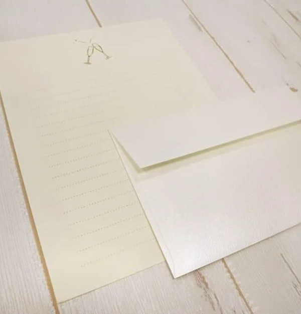 Tsutsumu Letter Set Champagne Toast