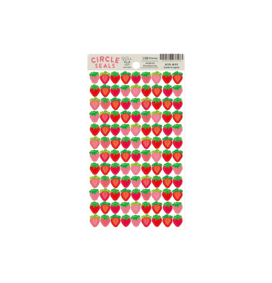 Seal RyuRyu Strawberry Sticker Sheet