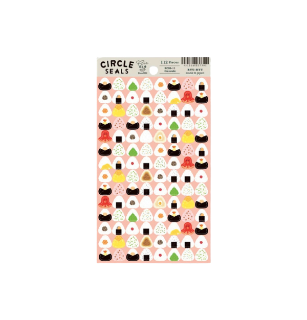 Seal RyuRyu Onigiri Sticker Sheet