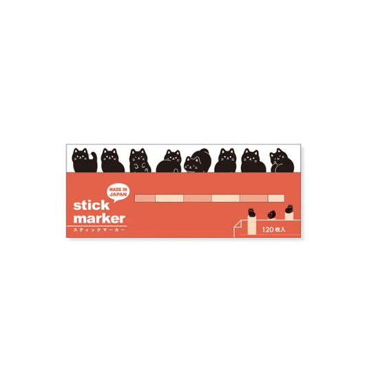 Mind Wave Sticky Notes Black Cat Stick Marker
