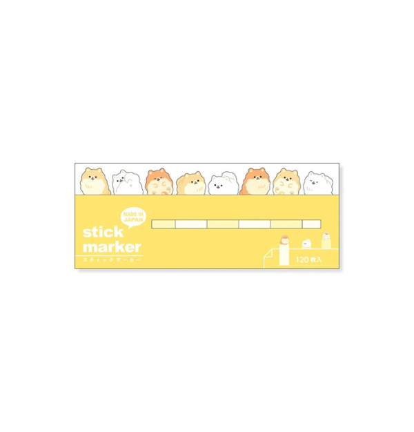 Mind Wave Sticky Notes Pomeranian Stick Marker