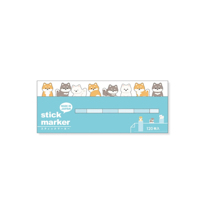 Mind Wave Sticky Notes Shiba Inu Stick Marker