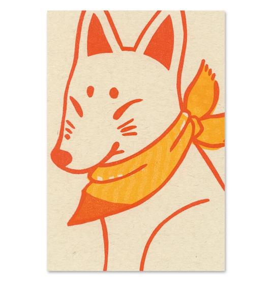 Active Postcard Fox