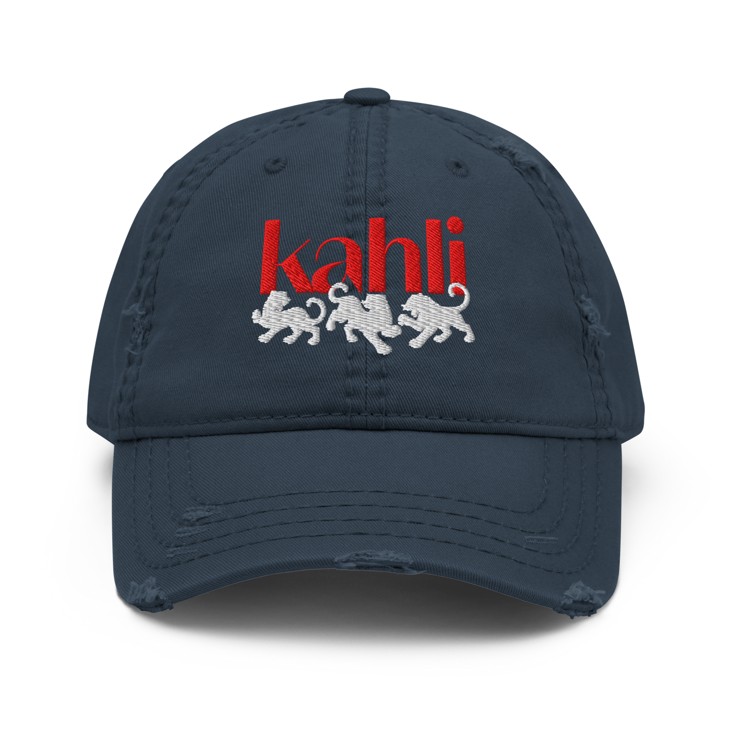 Kahli Distressed Baseball Dad Cap Hat