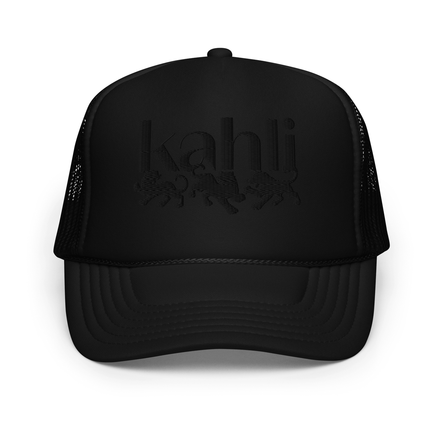 Black Out Void Foam Trucker Mesh Hat