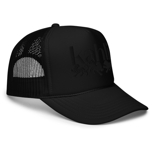 Black Out Void Foam Trucker Mesh Hat